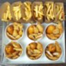 Коллекция закусок в бумажных стаканчиках "Фаст Фуд"  с картофелем "Фри" 
